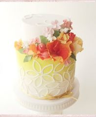 Торт "Свежие цветочки"