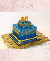 Торт на 50 лет "Золотые годы"