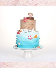 Детский торт "Морские друзья"