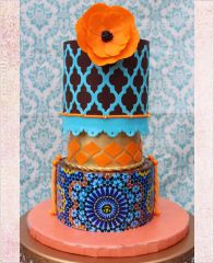 Торт "Цветок марокко"