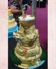 Свадебный торт "На вверх к любимой"