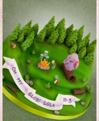 Детский торт "Тучка из мультика Принцесса Пупырка"