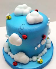 Детский торт "Голубое небо"