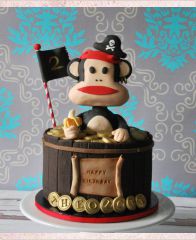 Торт "Пират обезьянка"