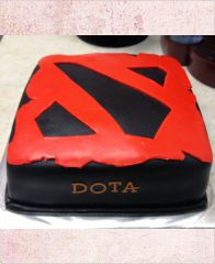 Детский торт "Dota главный символ"