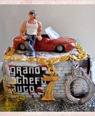 Детский торт "GTA тачка"