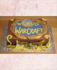 Торт "Любимая игра. World of Warcraft"