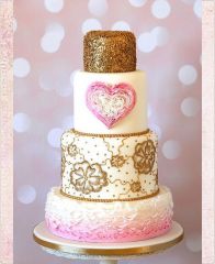 Торт на день Святого Валентина "Большая любовь"