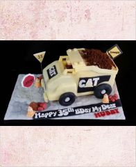 Торт для дорожника "CAT техника"
